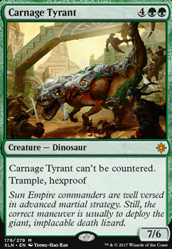 Carnage Tyrant feature for Selvala Stompy