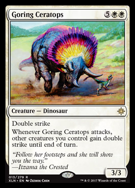 Featured card: Goring Ceratops