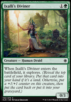 Ixalli's Diviner feature for Thrown together mess