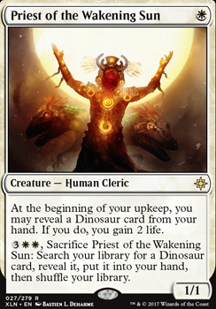 Priest of the Wakening Sun feature for Dino Edh