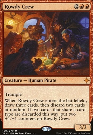 Rowdy Crew feature for Booty of the Queen(Grixis Pirates)