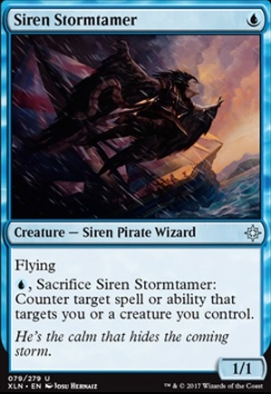 Siren Stormtamer feature for Arena Singleton: Grixis Pirates + Bolas
