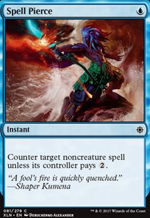 Spell Pierce feature for Bant Flash n' Friends Historic MTGA