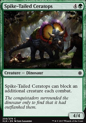 Spike-Tailed Ceratops feature for Wrenn and Seven/ big creatures with mana ramp