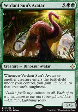 Featured card: Verdant Sun's Avatar