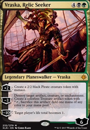Vraska, Relic Seeker feature for Black Sails at Midnight