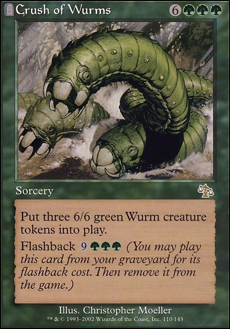 Crush of Wurms feature for Super Timmy Green Double Force Destroyer!