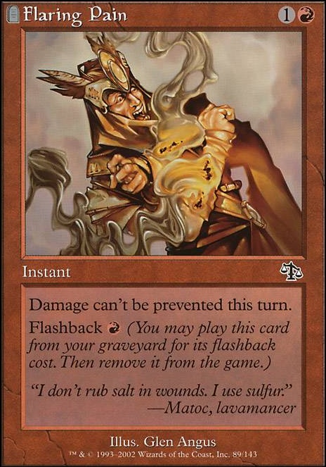 Featured card: Flaring Pain