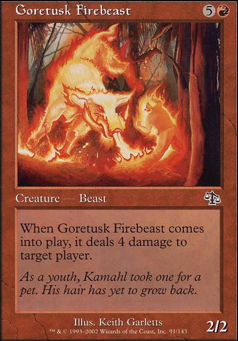 Featured card: Goretusk Firebeast