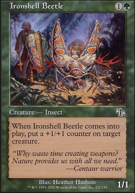 Ironshell Beetle feature for Grist the insect lord?