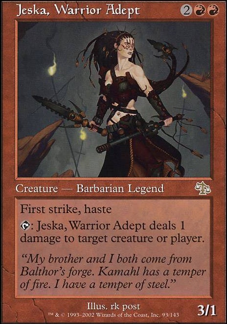 Commander: Jeska, Warrior Adept