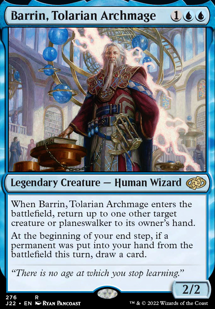Featured card: Barrin, Tolarian Archmage