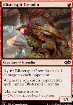 Blisterspit Gremlin feature for Izzet Helix Ping