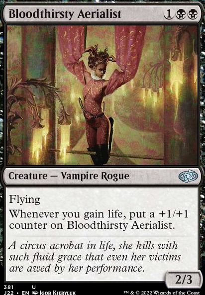Bloodthirsty Aerialist feature for Vampires