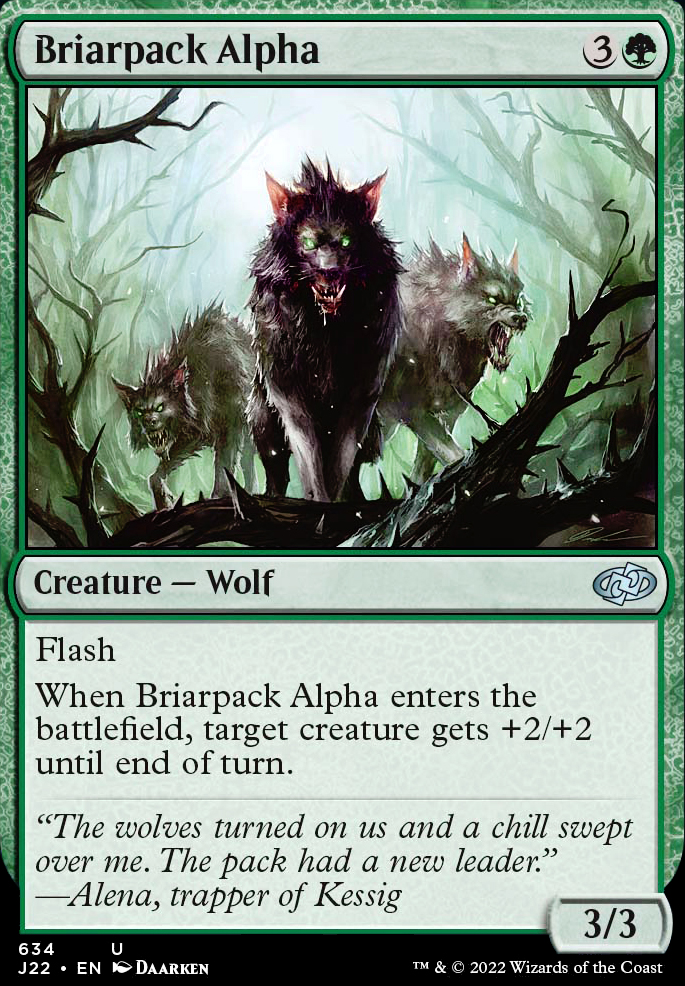 Briarpack Alpha feature for Wolf Tribal Commander (Jank-Maw)