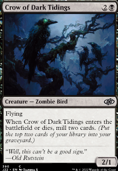 Crow of Dark Tidings feature for Sumezh - Wolf & Raven