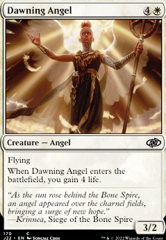 Dawning Angel feature for mono white angels