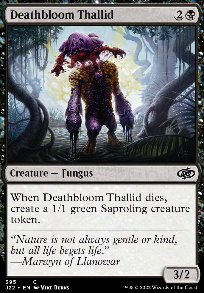 Deathbloom Thallid feature for Saproling Lords!!
