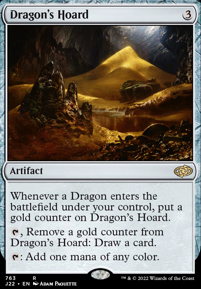 Dragon's Hoard feature for Blue/Green Dragon Tribal