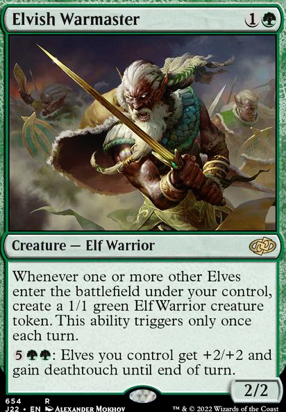 Elvish Warmaster feature for Quad Tyvar Elf Tribal