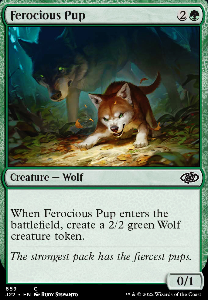 Ferocious Pup feature for Wolves take 2