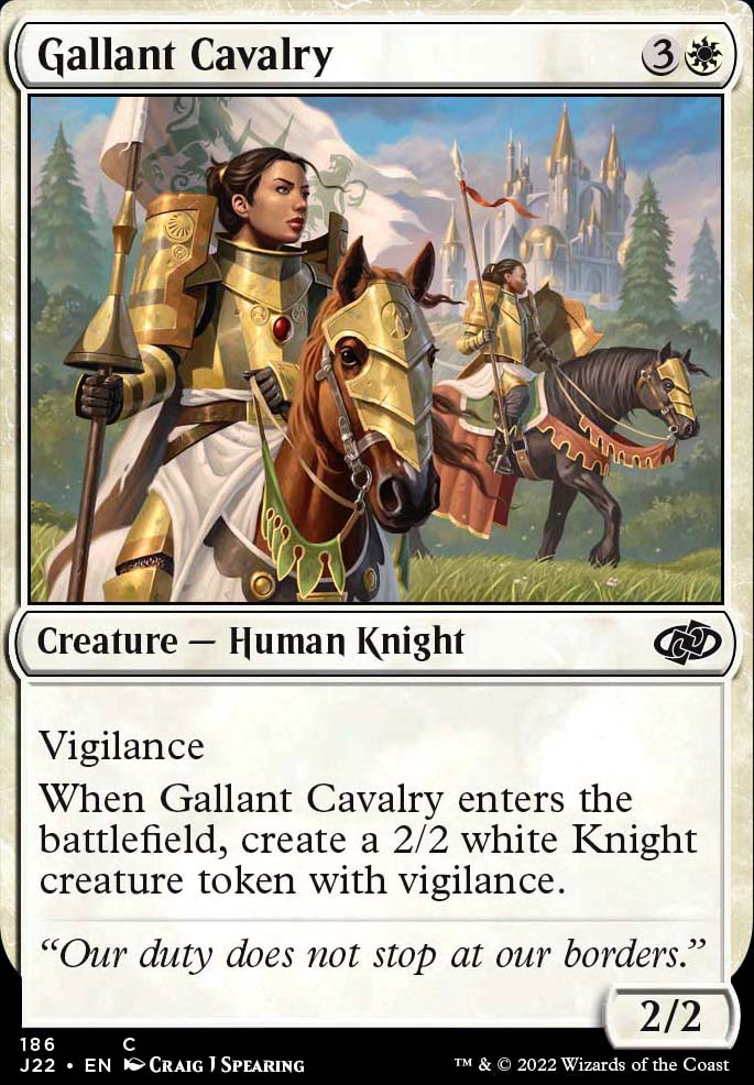 Featured card: Gallant Cavalry