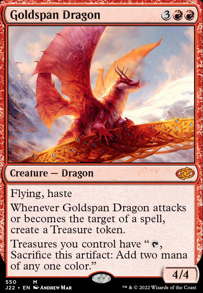 Goldspan Dragon feature for Medium Red