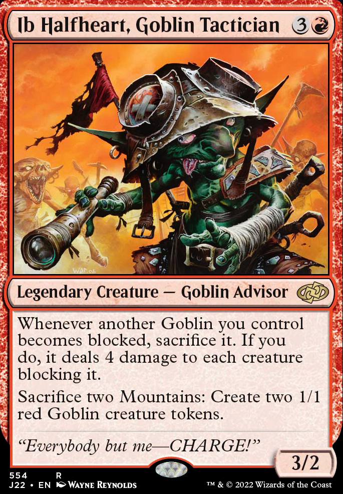 Featured card: Ib Halfheart, Goblin Tactician