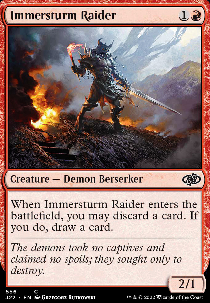 Featured card: Immersturm Raider