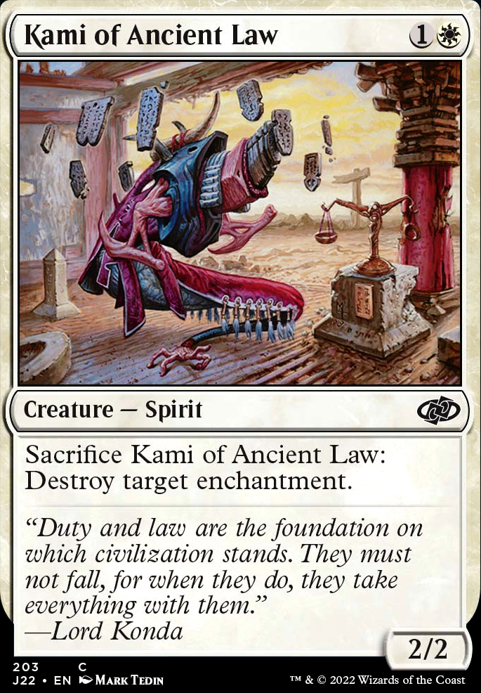 Featured card: Kami of Ancient Law