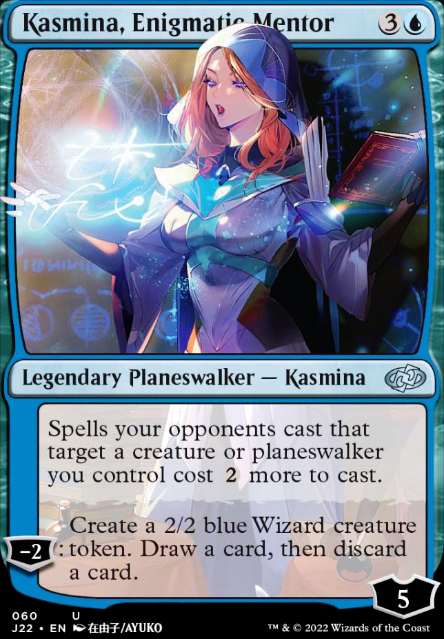 Featured card: Kasmina, Enigmatic Mentor