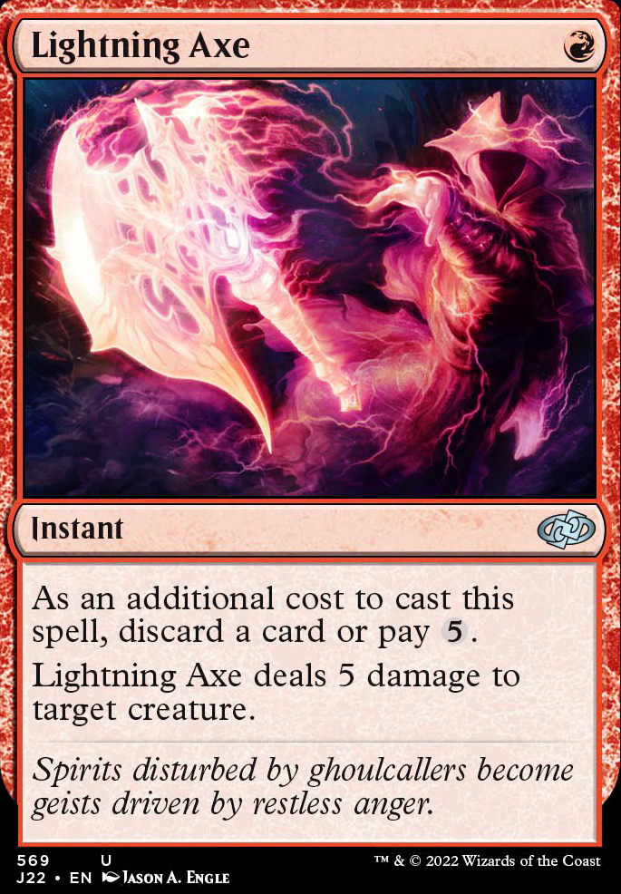 Featured card: Lightning Axe