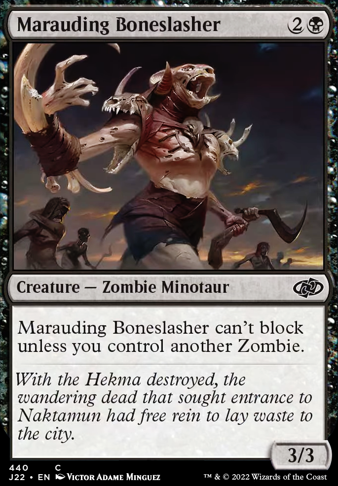 Featured card: Marauding Boneslasher