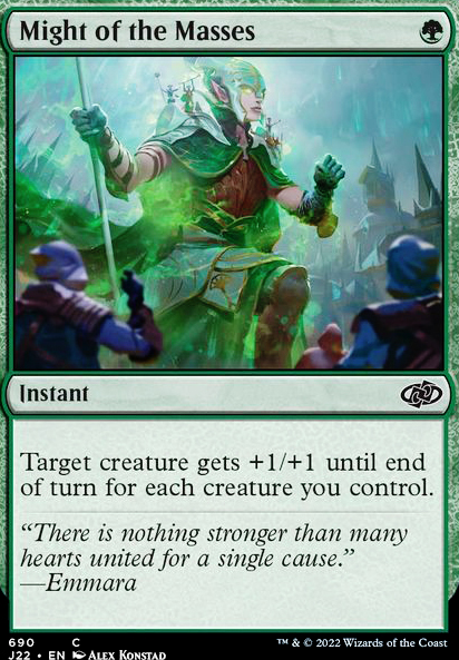 Featured card: Might of the Masses
