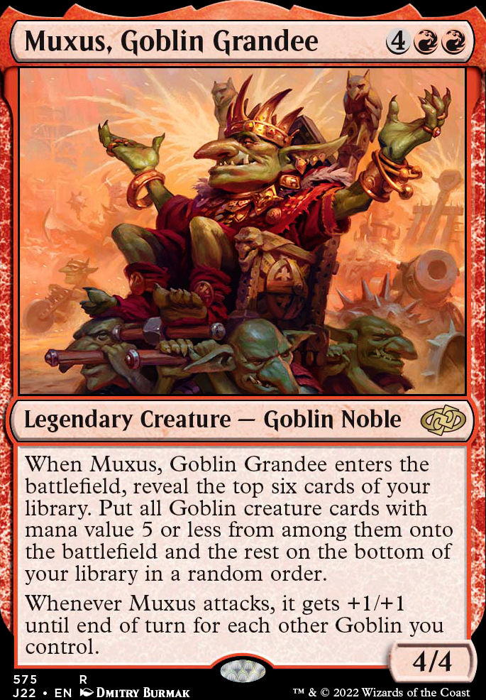 Muxus, Goblin Grandee feature for Muxus, Goblin Grandee Goblin Tribal