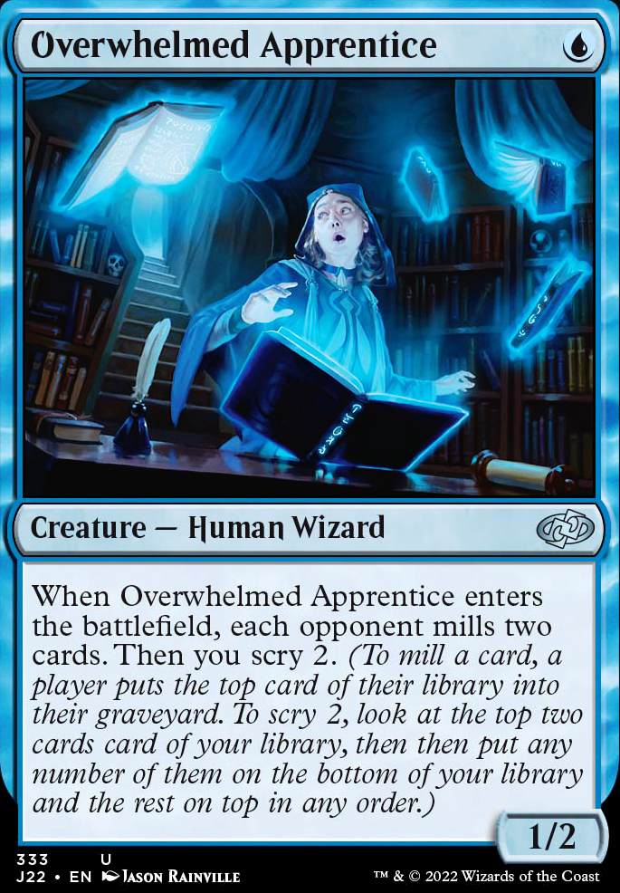 Featured card: Overwhelmed Apprentice