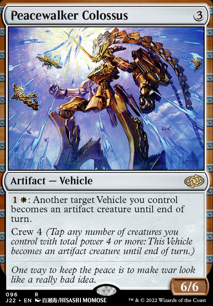 Peacewalker Colossus feature for UW Vehicles