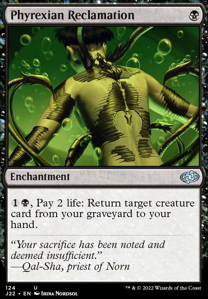Featured card: Phyrexian Reclamation