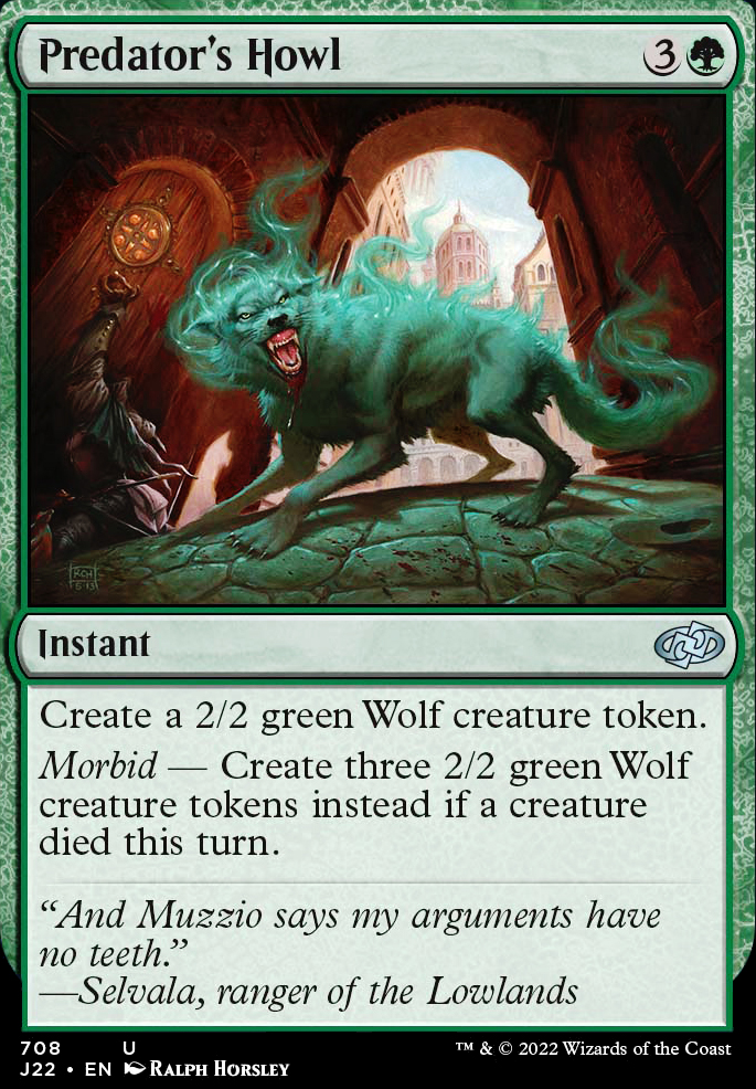 Featured card: Predator's Howl