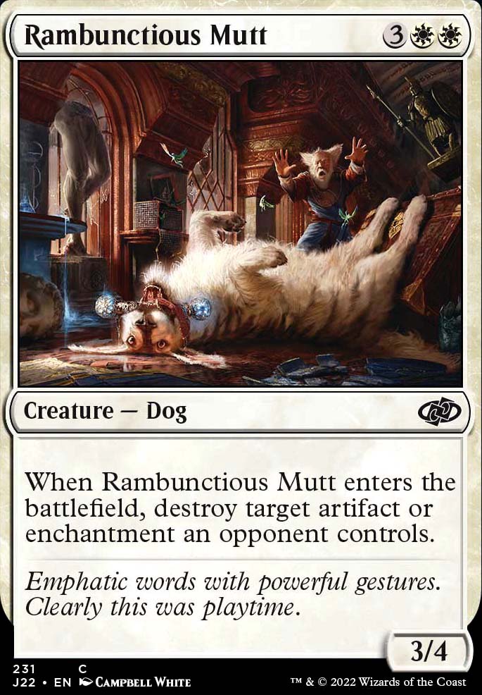 Rambunctious Mutt feature for Super Budget Dog Voltron EDH - Tsssk