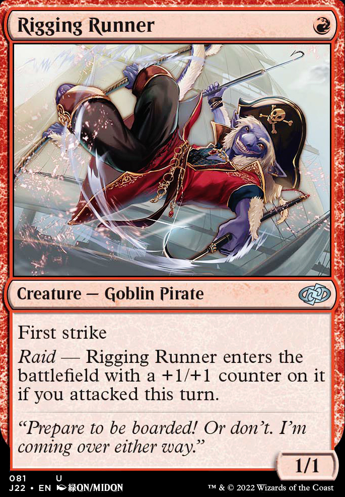 Featured card: Rigging Runner