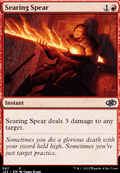 Featured card: Searing Spear