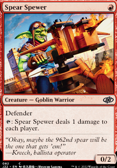 Spear Spewer feature for torbran budget