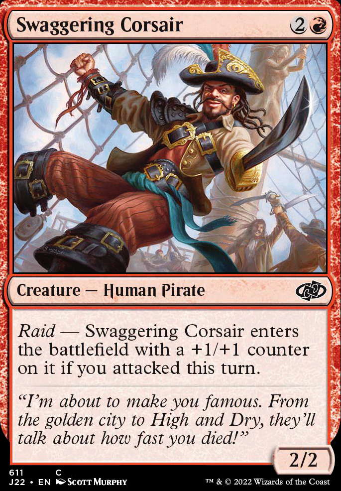 Featured card: Swaggering Corsair