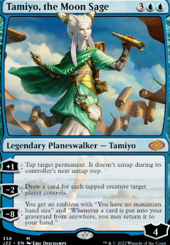 Tamiyo, the Moon Sage feature for M-O-O-N. That Spells Lands Matter