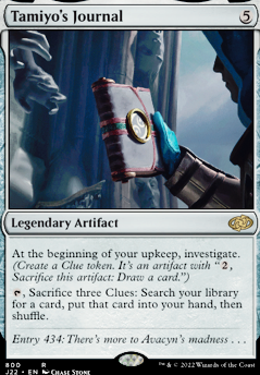 Tamiyo's Journal feature for Simic Clues