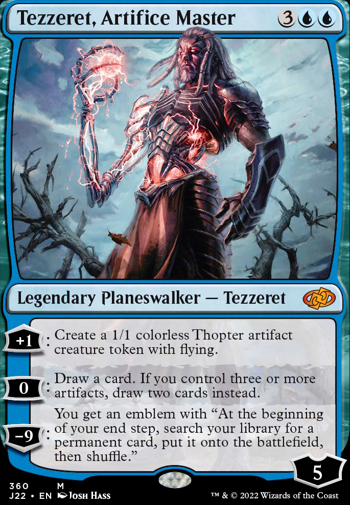 Tezzeret, Artifice Master feature for Steel yourself