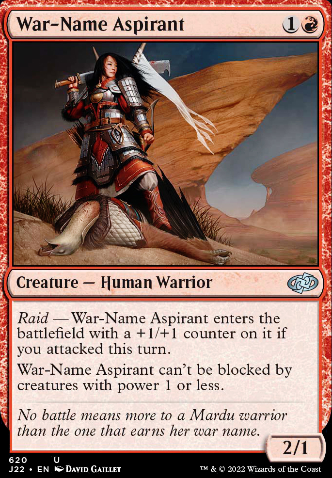 War-Name Aspirant feature for Inspectigator [RW Humans Frontier]