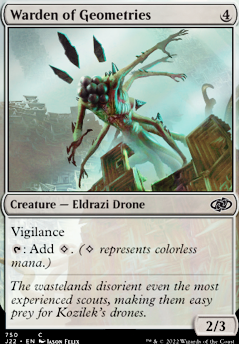 Featured card: Warden of Geometries
