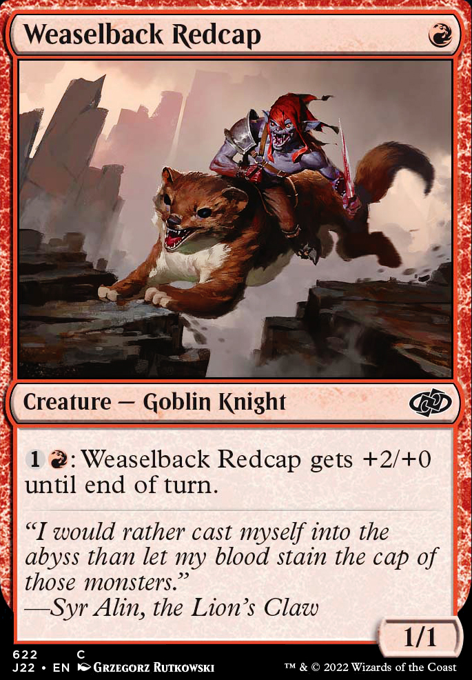 Featured card: Weaselback Redcap